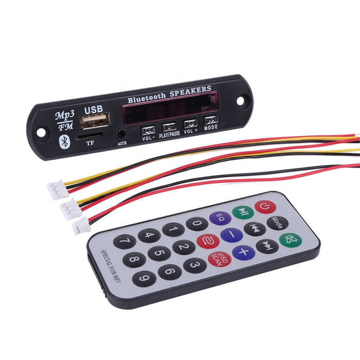 Bluetooth MP3 Decoding with SD, USB and FM