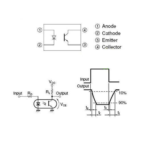 PC817 DIP-4 Optocoupler (10 Pack)