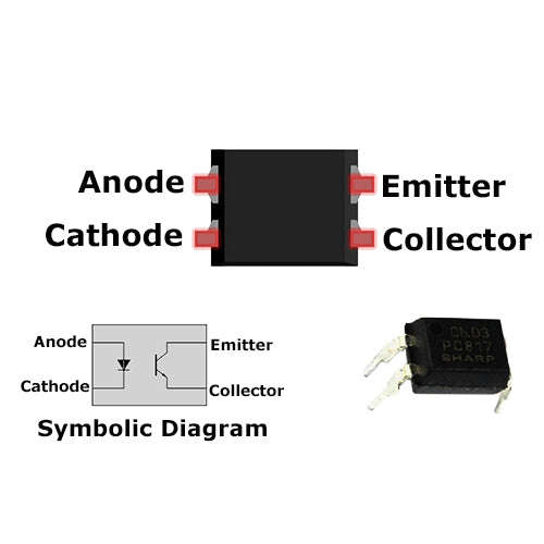 PC817 DIP-4 Optocoupler (10 Pack)
