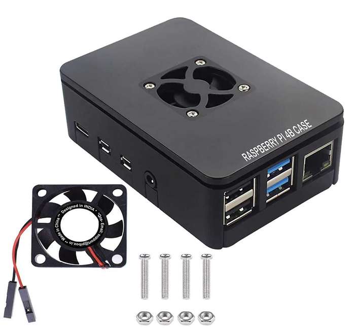 Raspberry PI 4 Case With Fan