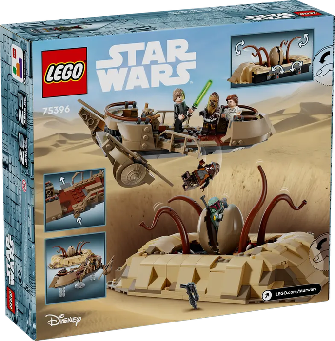 LEGO® Star Wars Desert Skiff & Sarlacc Pit toy vehicle playset (75396)