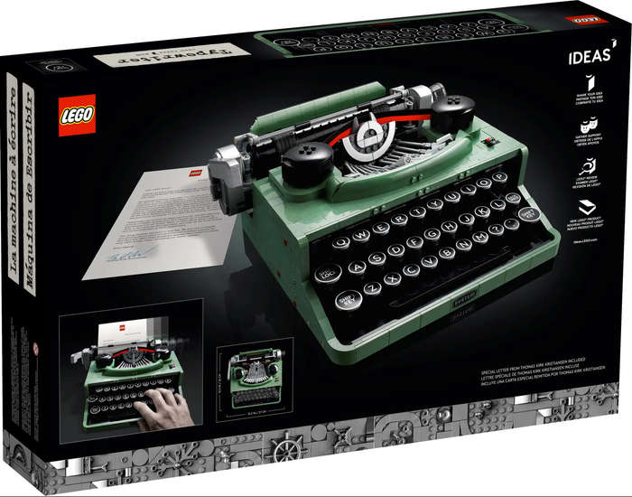 LEGO Ideas  21327 typewriter