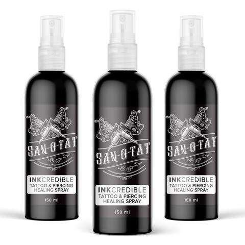 San-O-Tat Tattoo & Piercing Healing Spray - 750ml San-O-Tat