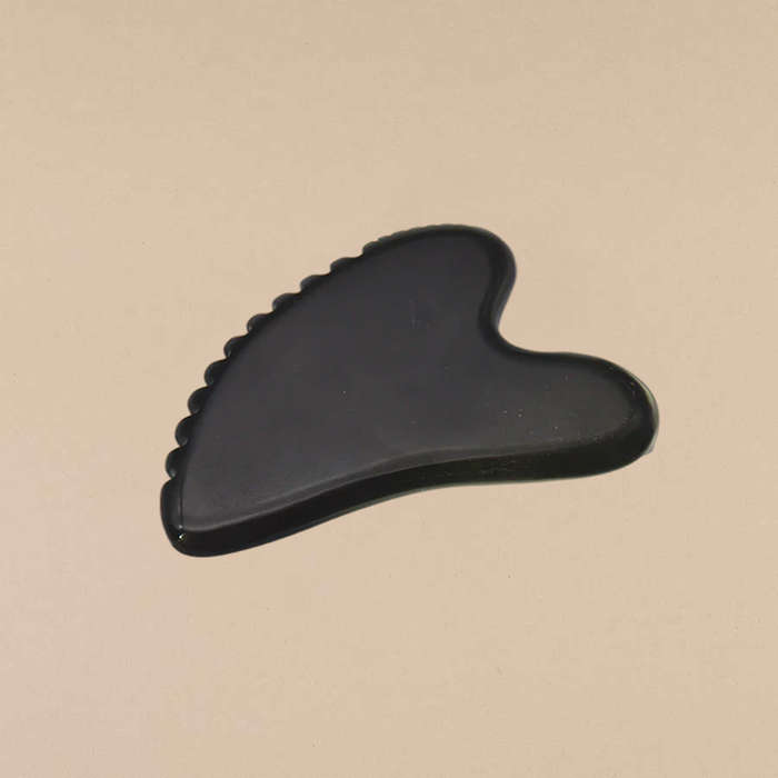 Gua Sha Stone: Black Obsidium - Gua Sha Stone: Black Obsidium