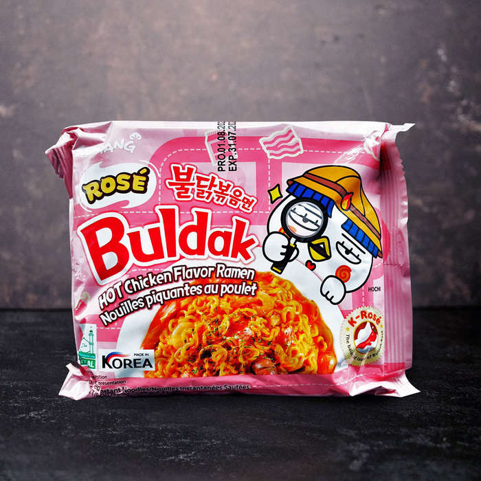 Samyang Buldak Creamy K-Rose Hot Chicken Ramen Single Packet 140g