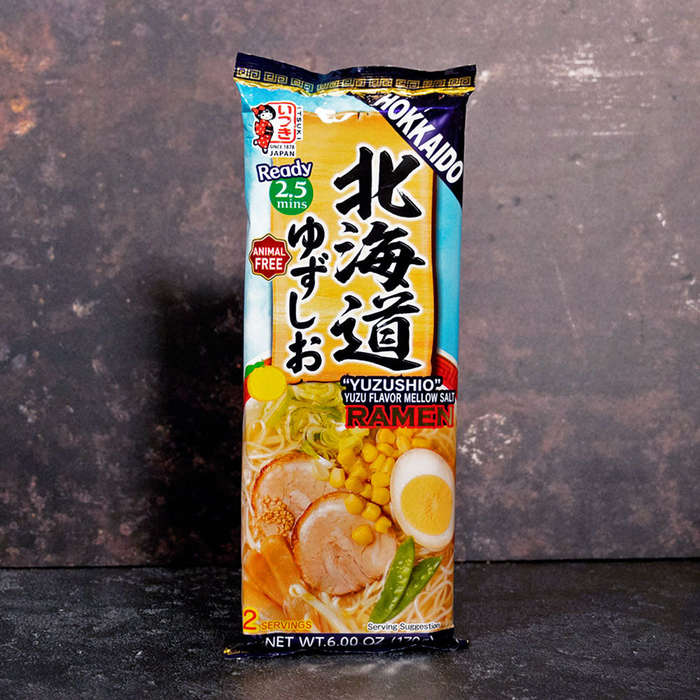 Itsuki Foods Japanese Hokkaido Yuzushio (Citrus & Salt) Ramen 174g