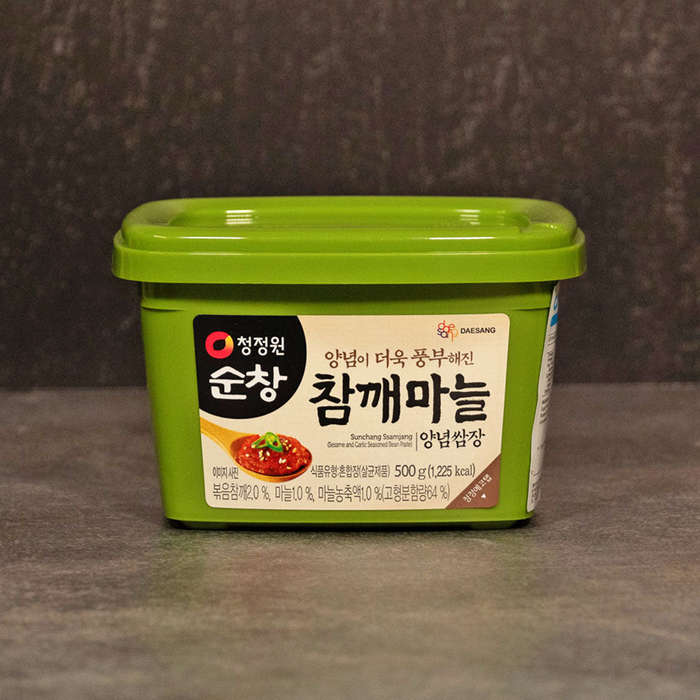 CJW Sesame & Garlic Seasoned Soybean Paste Sunchang Ssamjang 500g