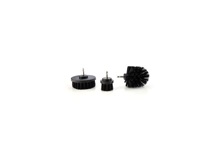 Drill Brush Set 3 Piece - Black