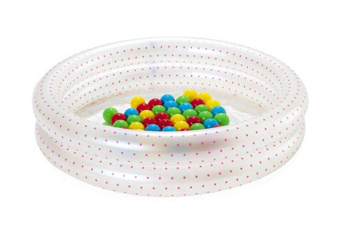 Bestway 91cm X H20cm 2 Ring Ball Pit Play Pool 73 L