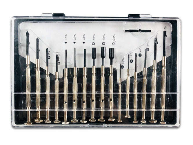 Precision Jeweler Screwdriver Set Of 16 Pcs 200368