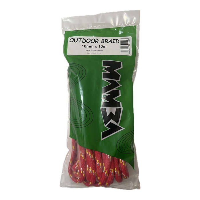 Mamba Rope Braided Outdoor Light Duty 10 Mm 10 M