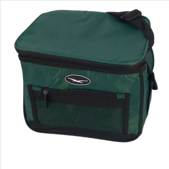 Seagull 12 Can Nylon Coolbag Green
