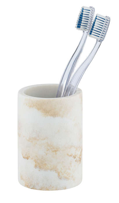 Toothbrush Tumbler Odos Range Polyresin White