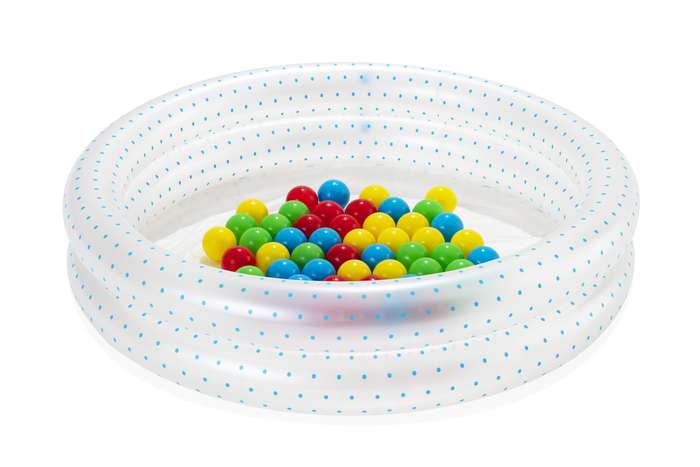 Bestway 91cm X H20cm 2 Ring Ball Pit Play Pool 73 L