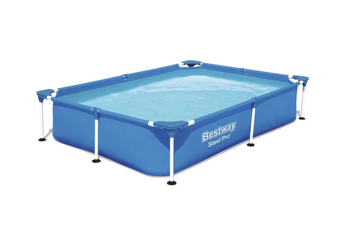 Bestway 2.21m X 1.50m X 43cm Steel Pro Pool 1200 L (No Pump & Filter)