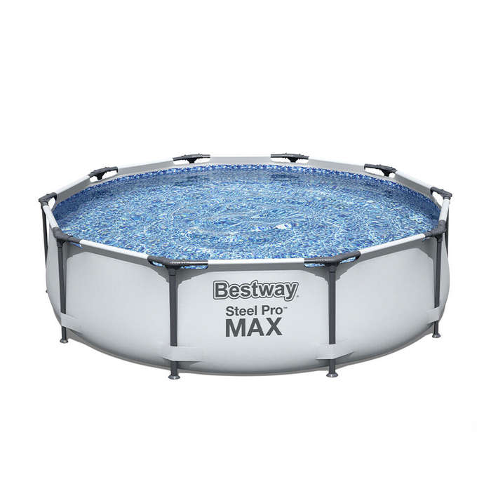 Bestway 3.66m X 76cm Steel Pro Max Frame Pool Set Grey 6,473 L