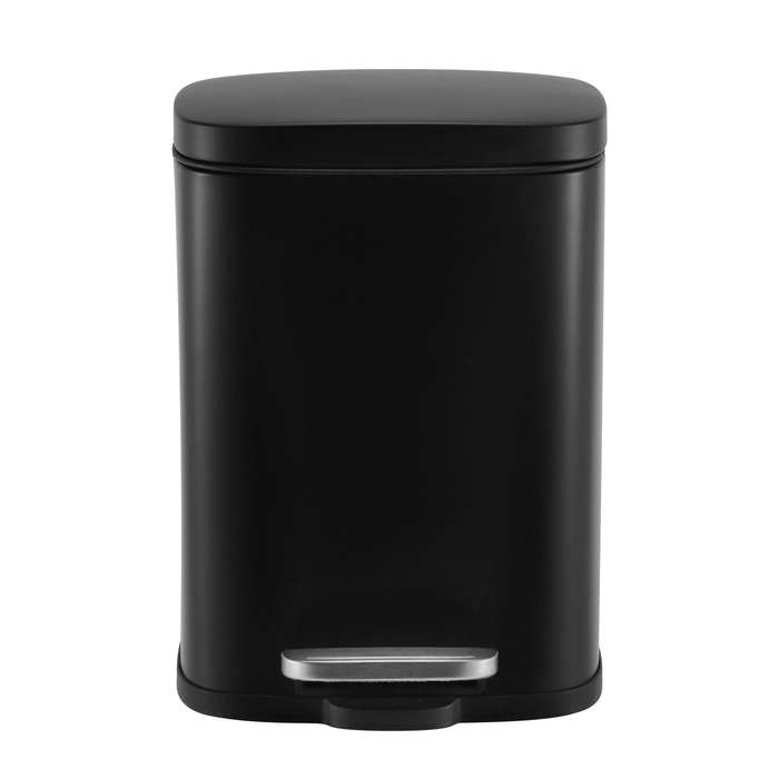 5 L Rectangle Steel Pedal Bin | Modena