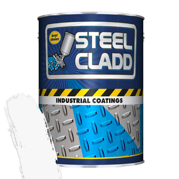 Steel Cladd Quick Dry Enamel White 5 L