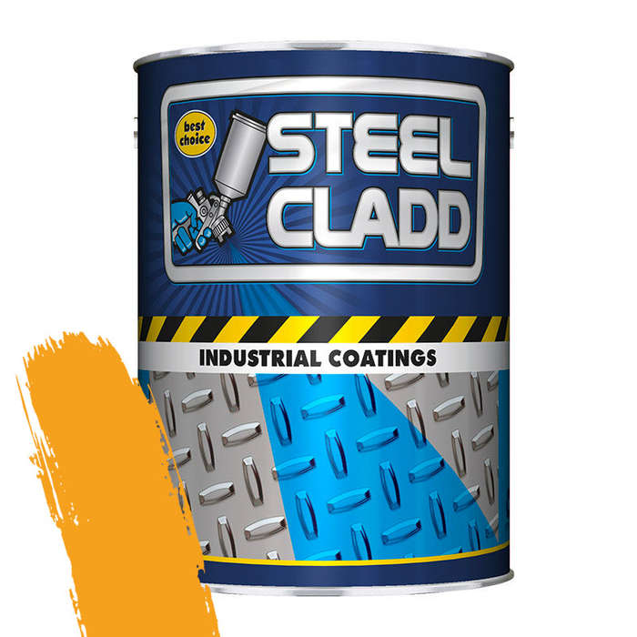 Steel Cladd Quick Dry Enamel Fiat Orange 5 L