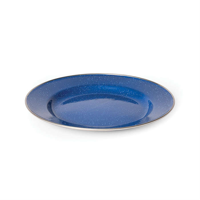 Campfire 26 Cm Flat Plate S/S Rim Blue