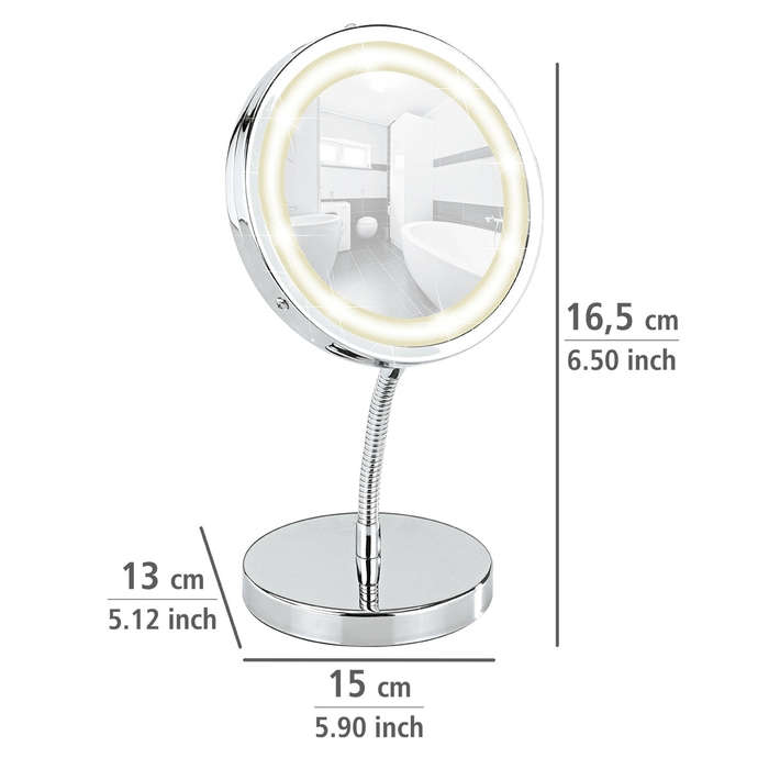 Led Standing Cosmetic Mirror Brolo Range
