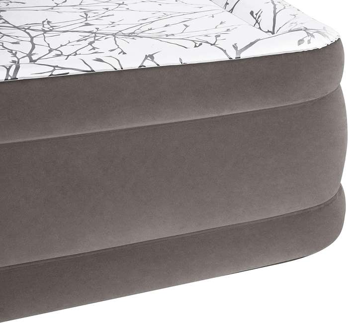 Bestway 2.03m X 1.52m X 46cm Tritech Airbed Queen Foam Top Built In Ac Pump
