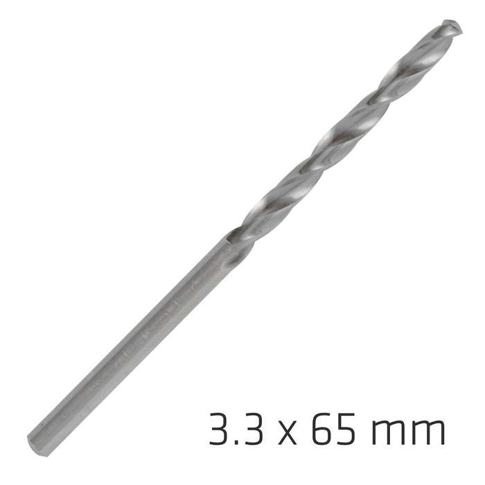 Alpen Pro Hss 3.3 Mm Drill Din 338 Rn 135 Split Point Plastic Wallet (