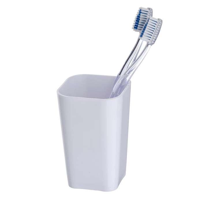 Toothbrush Tumbler Candy Range White