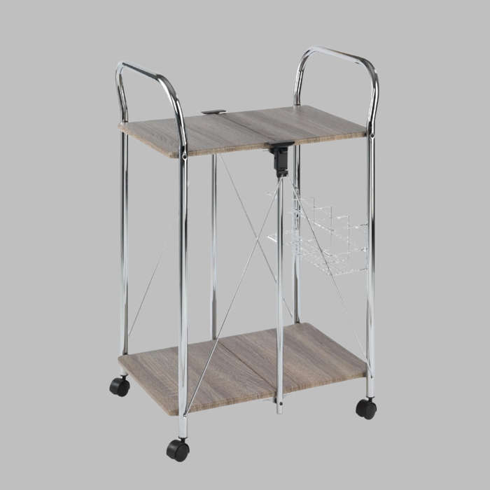 Serving Trolley Foldable Liky Range Wood Metal