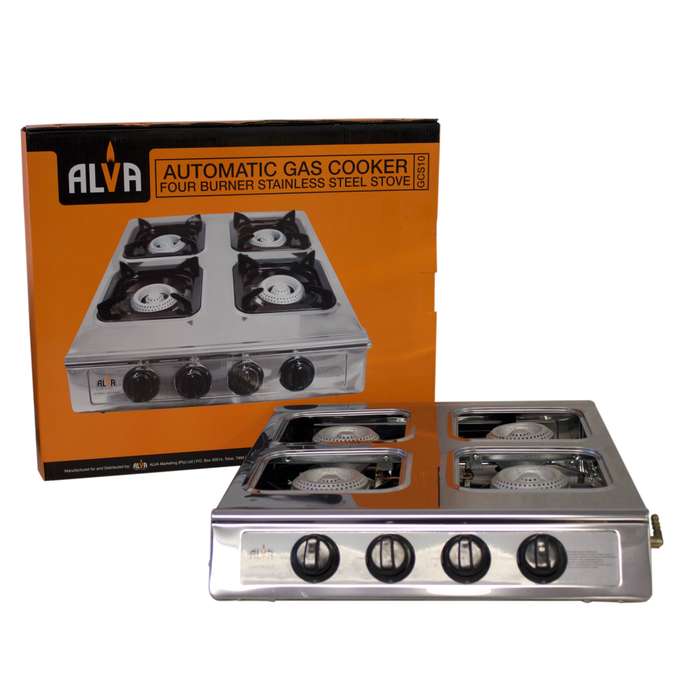 4 Burner Stainless Steel Gas Stove