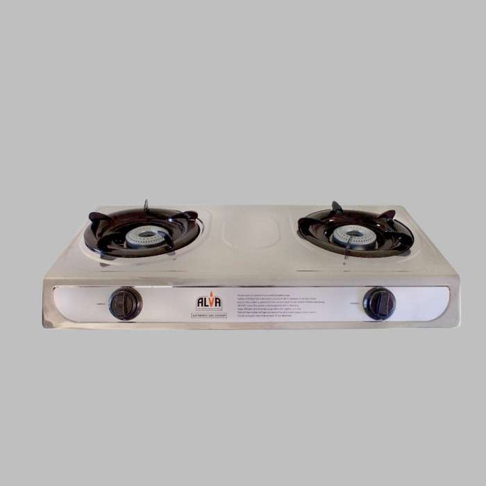 2 Burner Stainless Steel Gas Stove