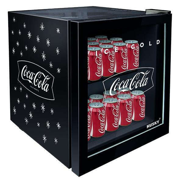 46 L Counter Top Beverage Cooler W/ Glass Door Coca Cola Black