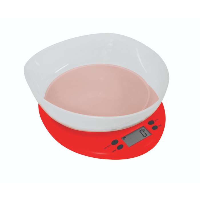 Kitchen Digital Scale With Clear Bowl