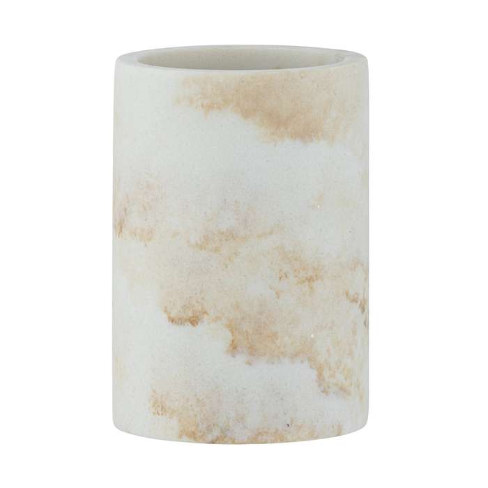 Toothbrush Tumbler Odos Range Polyresin White