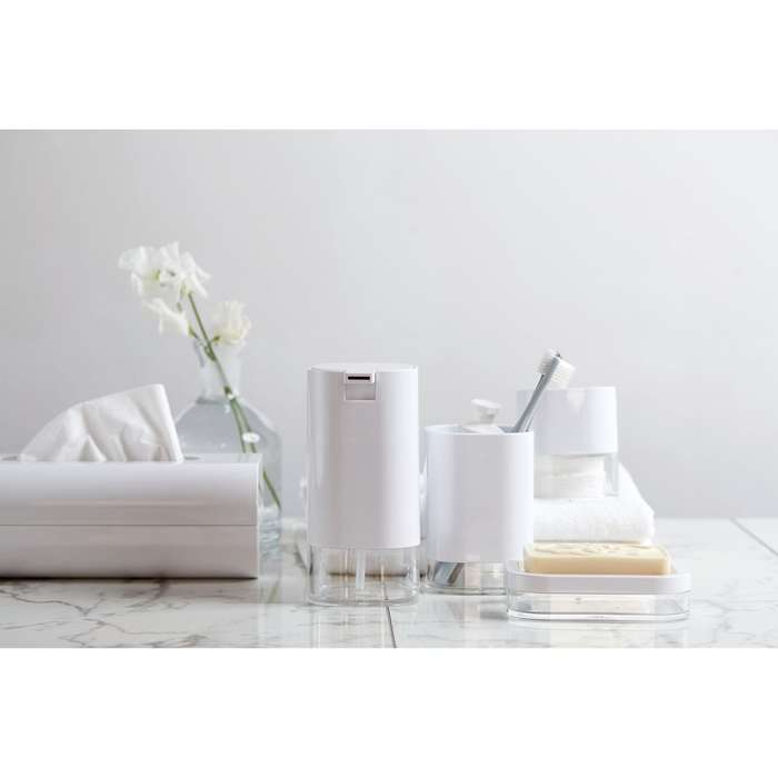 Soap Dish Oria Range White & Clear