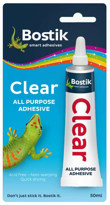 Bostik Adhesive Clear 50 Ml Blister