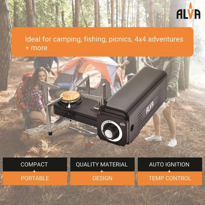Mini Fold Up Butane Canister Camping Stove