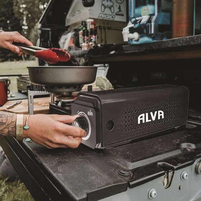 Mini Fold Up Butane Canister Camping Stove