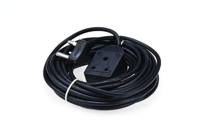 16 A Electrical Ext 20 M Black