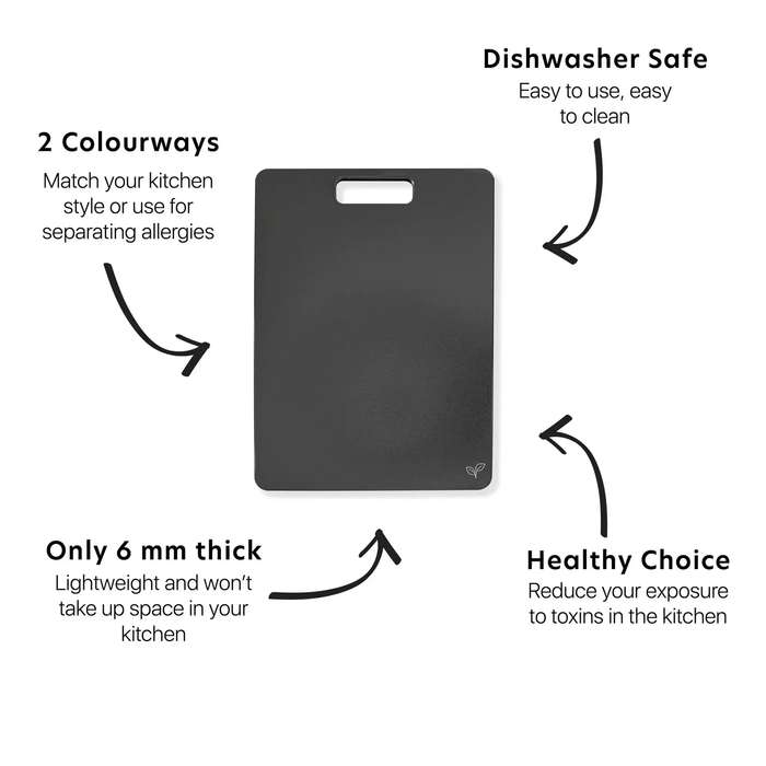 Wood Fibre Chopping Board- Liquorice- 37 x 27 cm