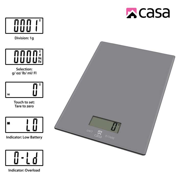 Kitchen Digital Scale Glass