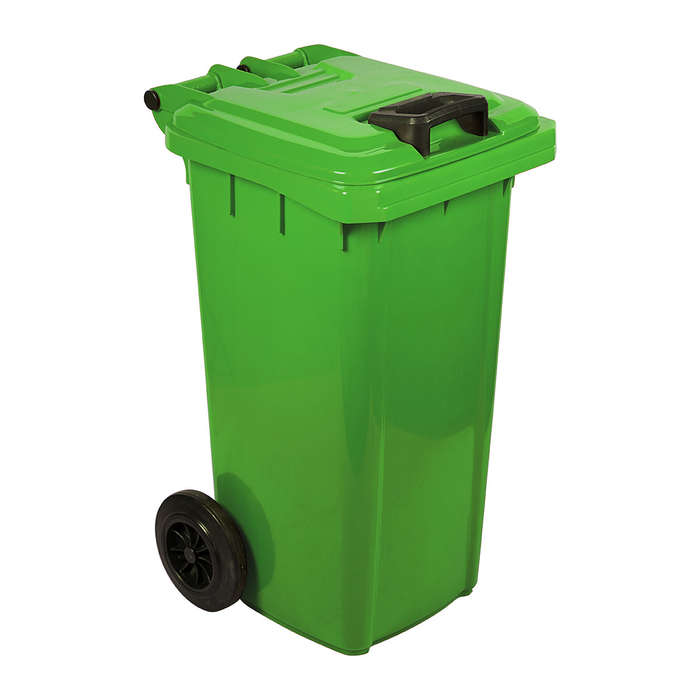 Refuse Wheely Bin Non Sabs Virgin Green 80 L