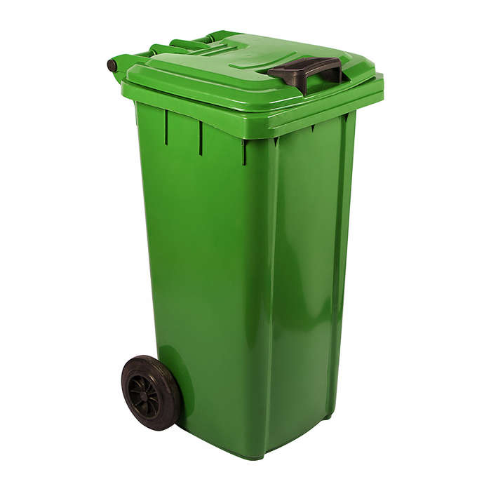 Refuse Wheely Bin Non Sabs Virgin Green 120 L