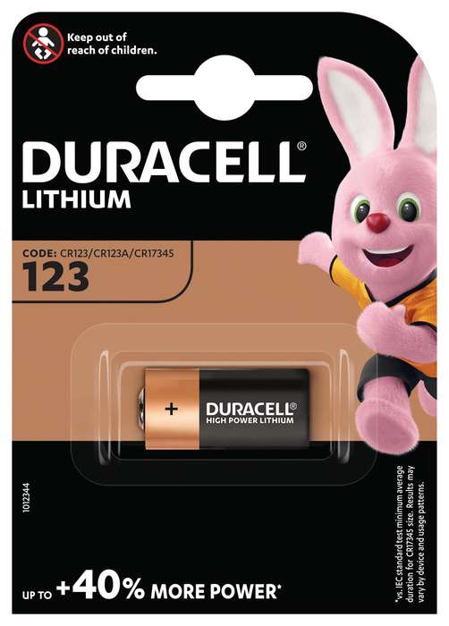 Batteries Duracell Hpl 123 P01 P/10
