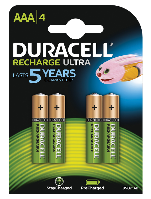 Batteries Duracell Rechr Aaa P04 P/10