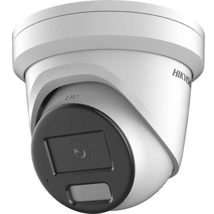 Hikvision - Hybrid ColorVu 4MP turret 2.8mm lens 40m hybrid IR/white light 130dB WDR 12VDC/POE