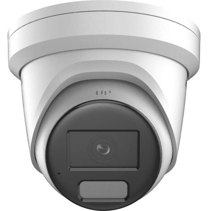 Hikvision - Hybrid ColorVu 4MP turret 2.8mm lens 40m hybrid IR/white light 130dB WDR 12VDC/POE