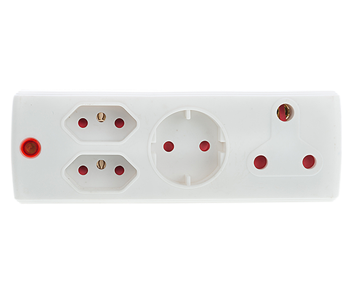 Adaptor 1 X16 A+2 X5 A+1 Xsk White E/Mate