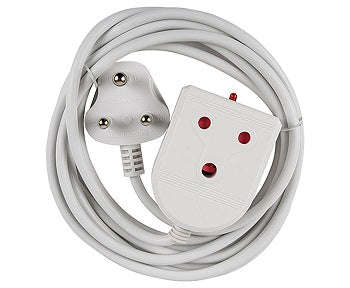 Extension Lead 16 A 3 M White E/Mate