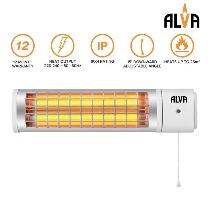 Electric Quartz Bathroom Heater